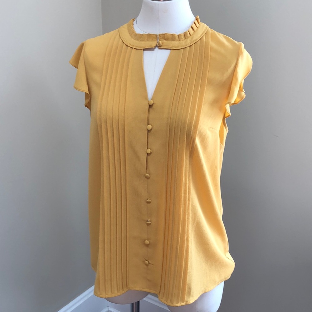 Modcloth Golden Button-Down Blouse